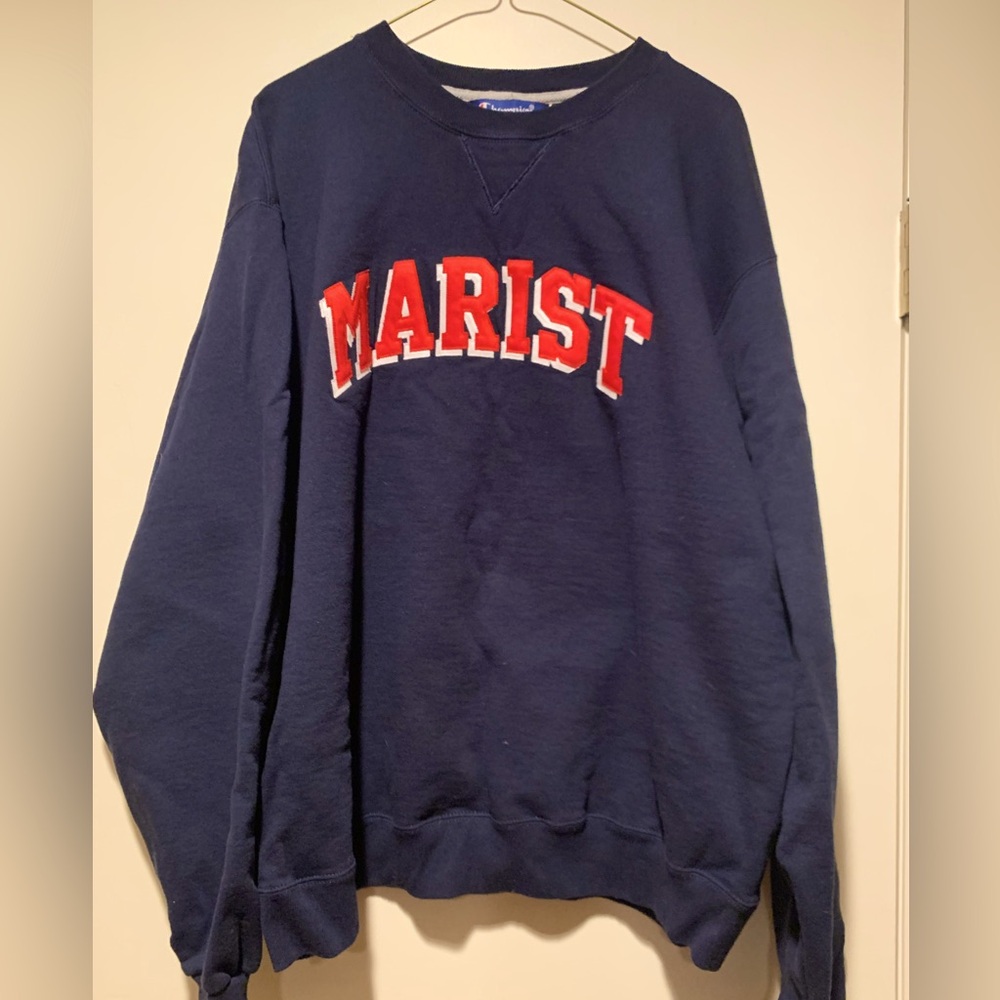 Marist Sweatshirt Crew Neck Navy Adult XL